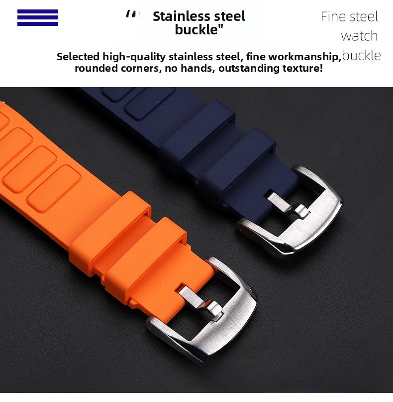 Quality Waterproof Rubber Watch Straps Quick Release for Mido Multifort M049.526