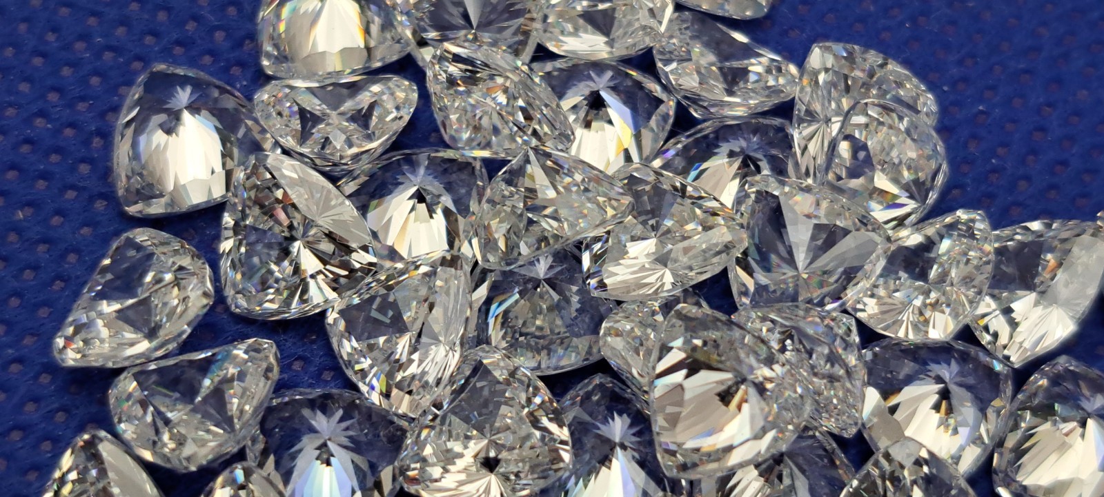 10 pieces 8.0mm Trillion Triangle Cut Cubic Zirconia Very Good