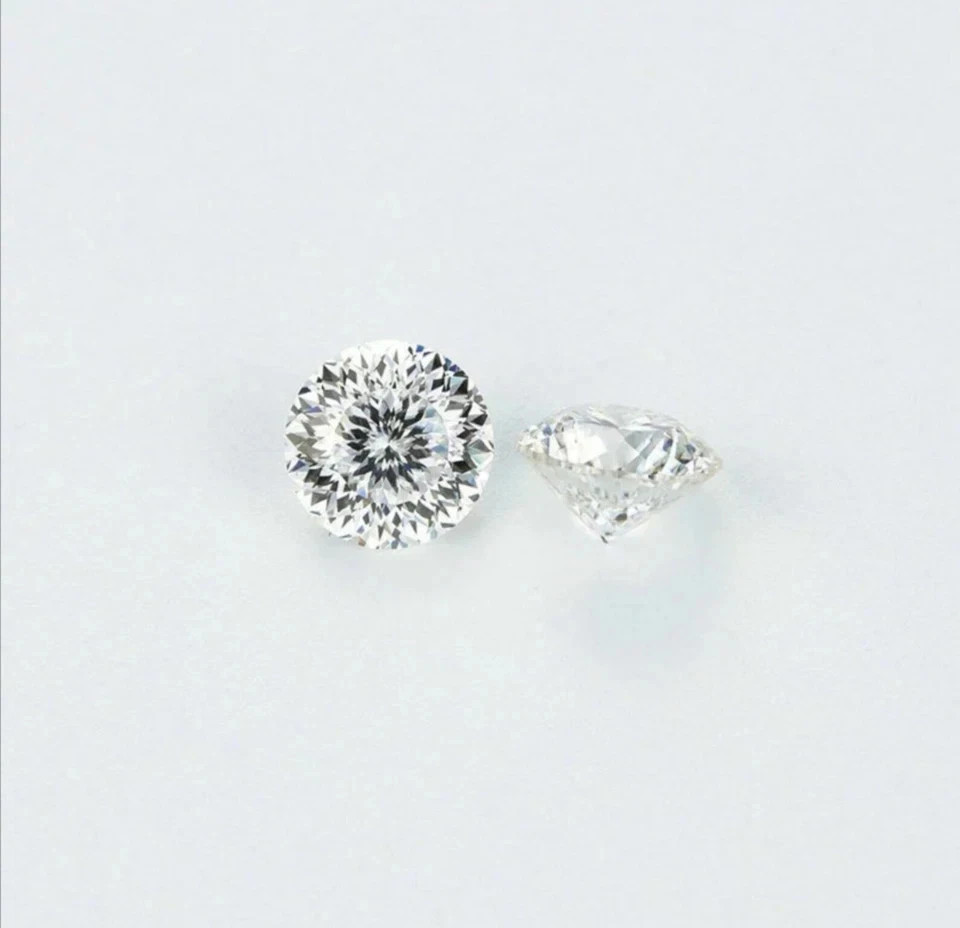 Luxury 3CT D VVS1 Lab Created Diamond Portuguese Cut CVD Loose Gem IGI Cert