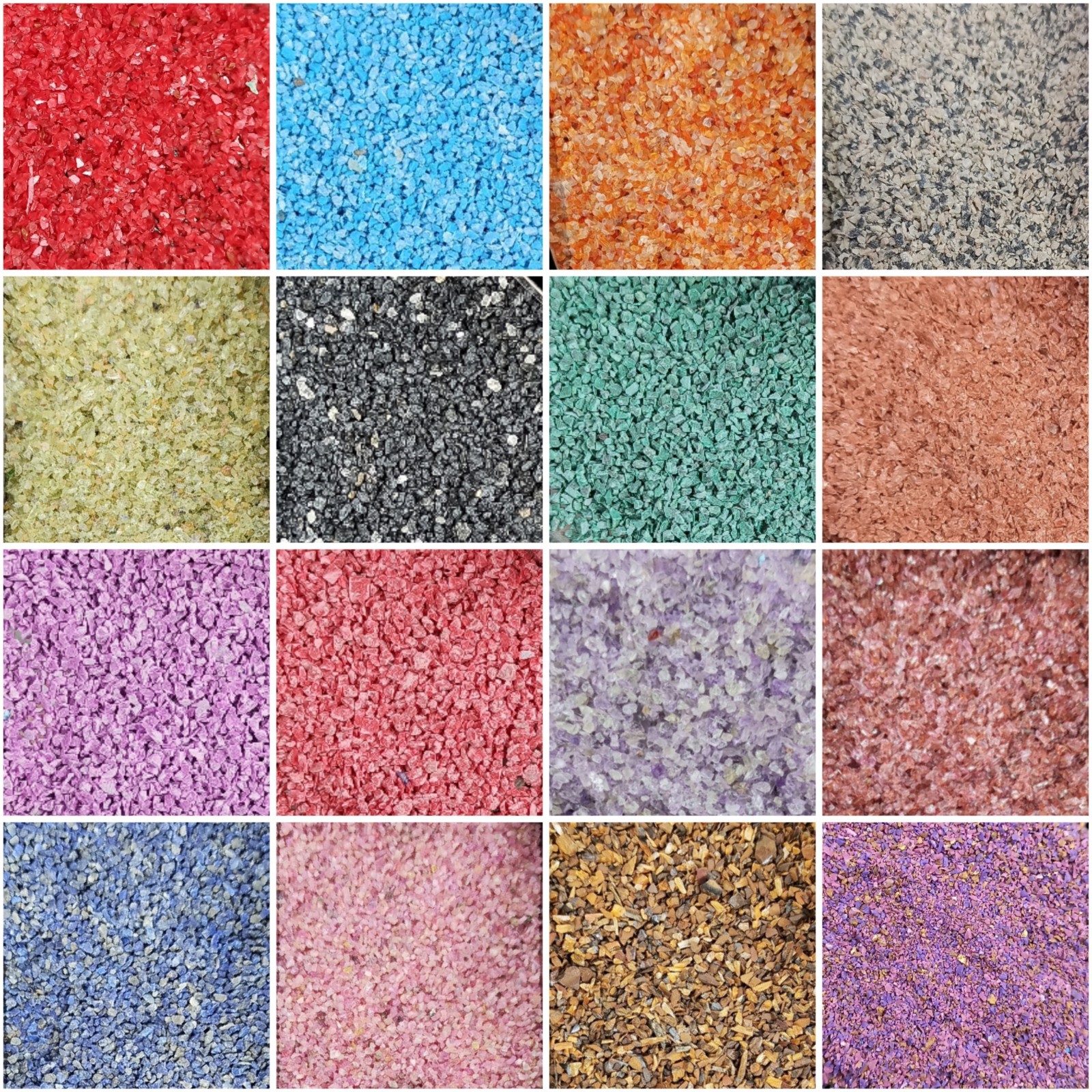 Natural Coarse Crushed Gemstone 0.5-1mm For Resin Art Home Art Making