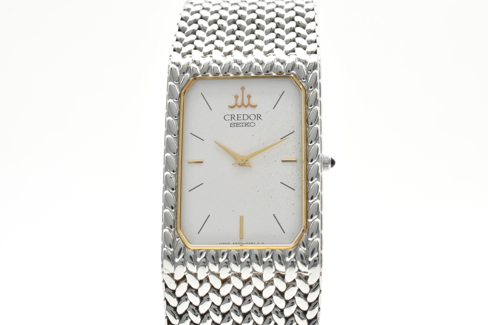 [Near Mint]Vintage SEIKO CREDOR 2F70-5331 White Dial Women’s Quartz Watch JAPAN