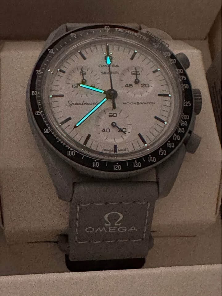 Swatch x OMEGA BIOCERAMIC MoonSwatch 1965 Gray White SO33M106 NEW Authentic
