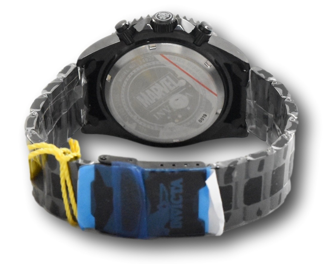 **Runs Slow** Invicta Marvel Black Panther Men’s 47mm Limited Chrono Watch 34627