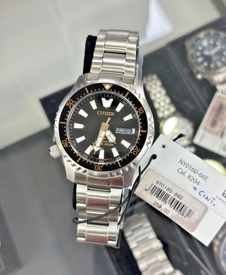 Citizen Fugu NY0160-66E Automatic Day-Date Limited Edition Watch