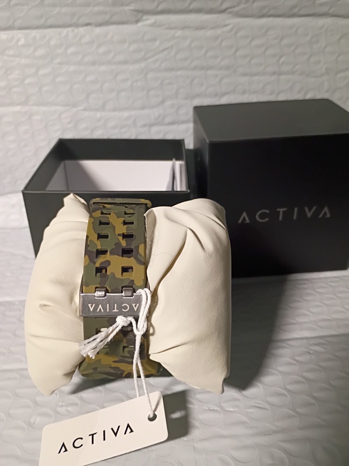 32- Activa x Invicta Black-Ops Men’s 56mm Digital Watch Army Green Camo ACW1637