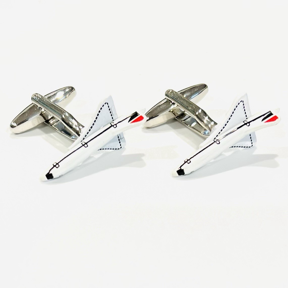 Aircraft Plane Commercial Jet Men Birthday Father’s Day Gift Cufflinks