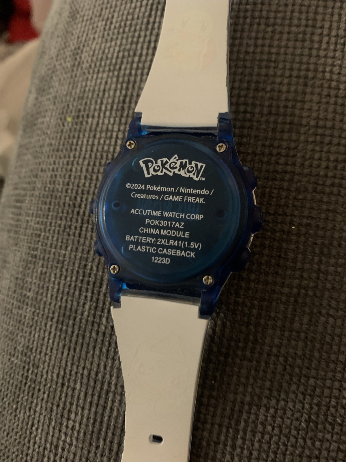 New Pokémon Accutime Digital Watch Kids Watch Blue Strap