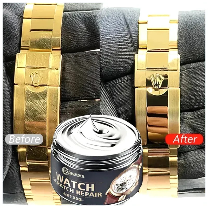 Watch Polishing Paste: Strap/Screen Scratch Removal, Metal Frame Renewal, Shine