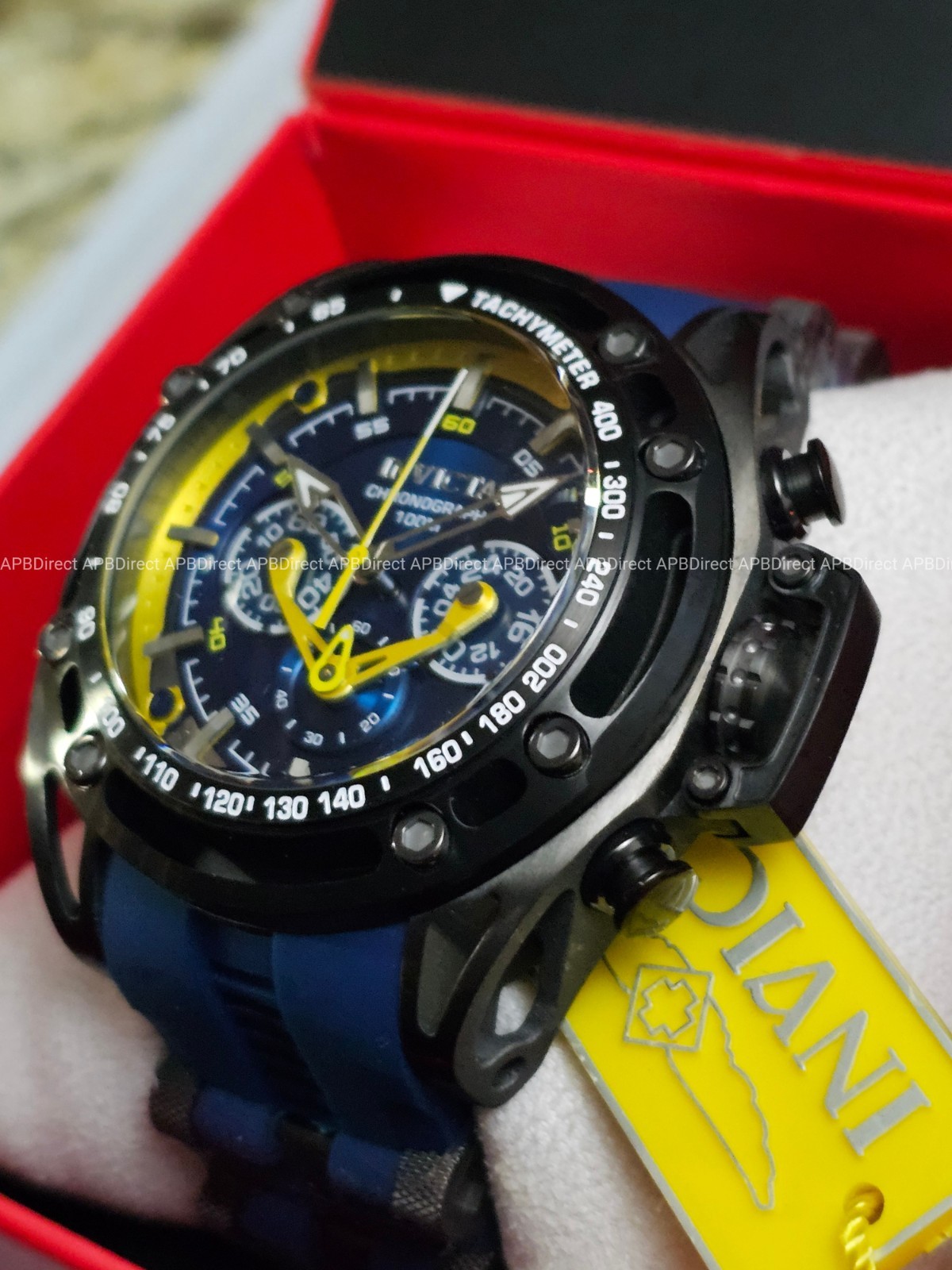 Invicta – S1 Rally – SPINNING DIALS Chronograph Flame-Fusion Crystal Mens Watch