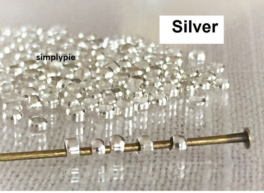 Micro Crimp Beads 200 Pcs Choose Color