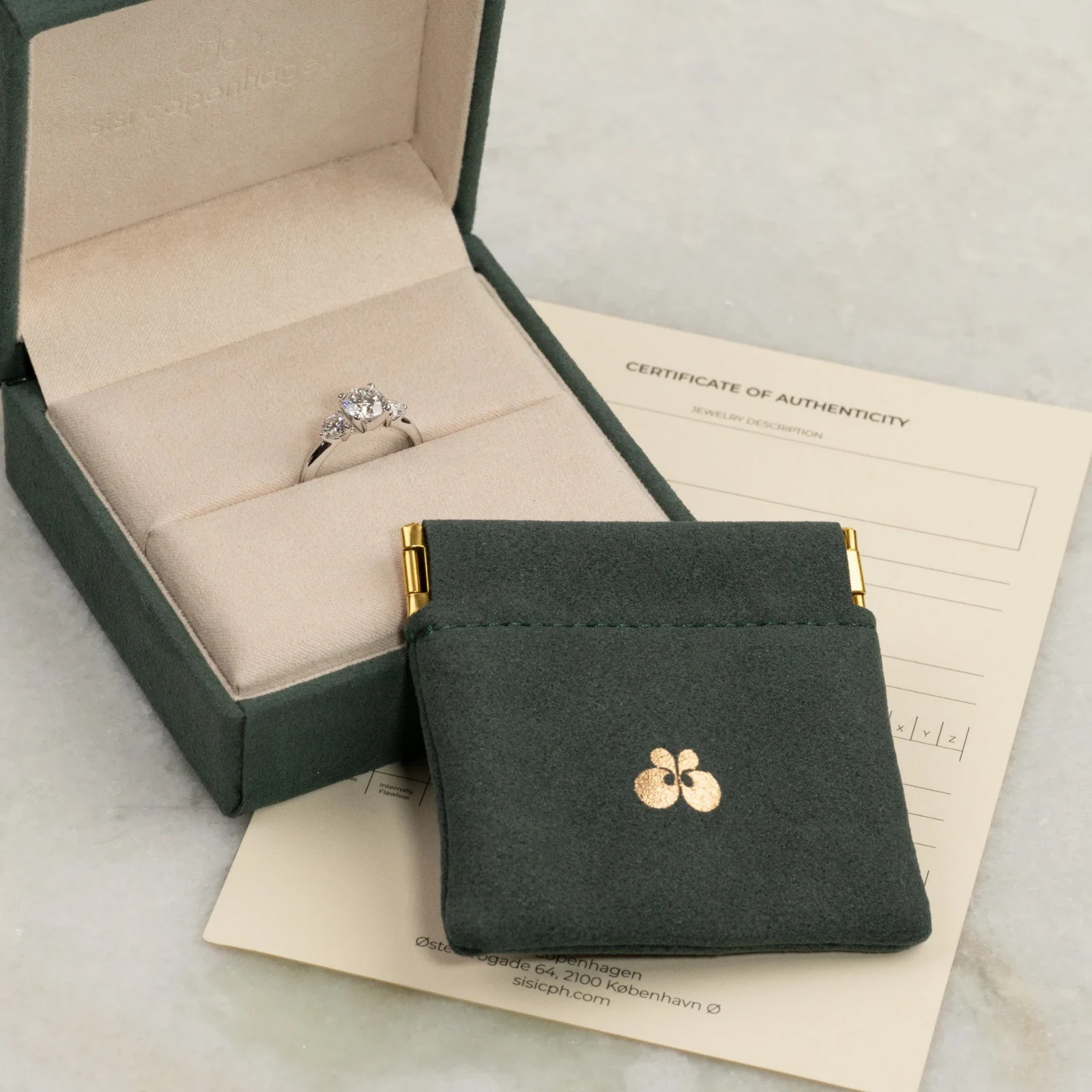 2Ct Round Lab Grown Diamond Ring 18K White Gold Classic Luxury Engagement Ring