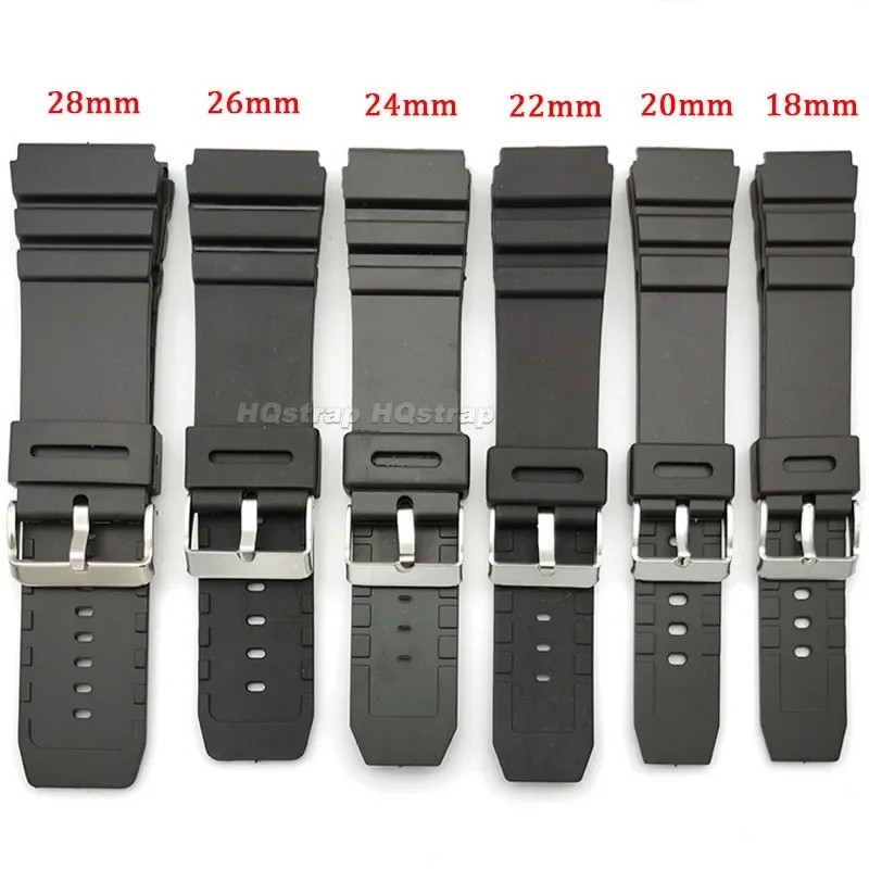 Correa reloj silicona suave 18mm deportiva impermeable repuesto pulsera universa