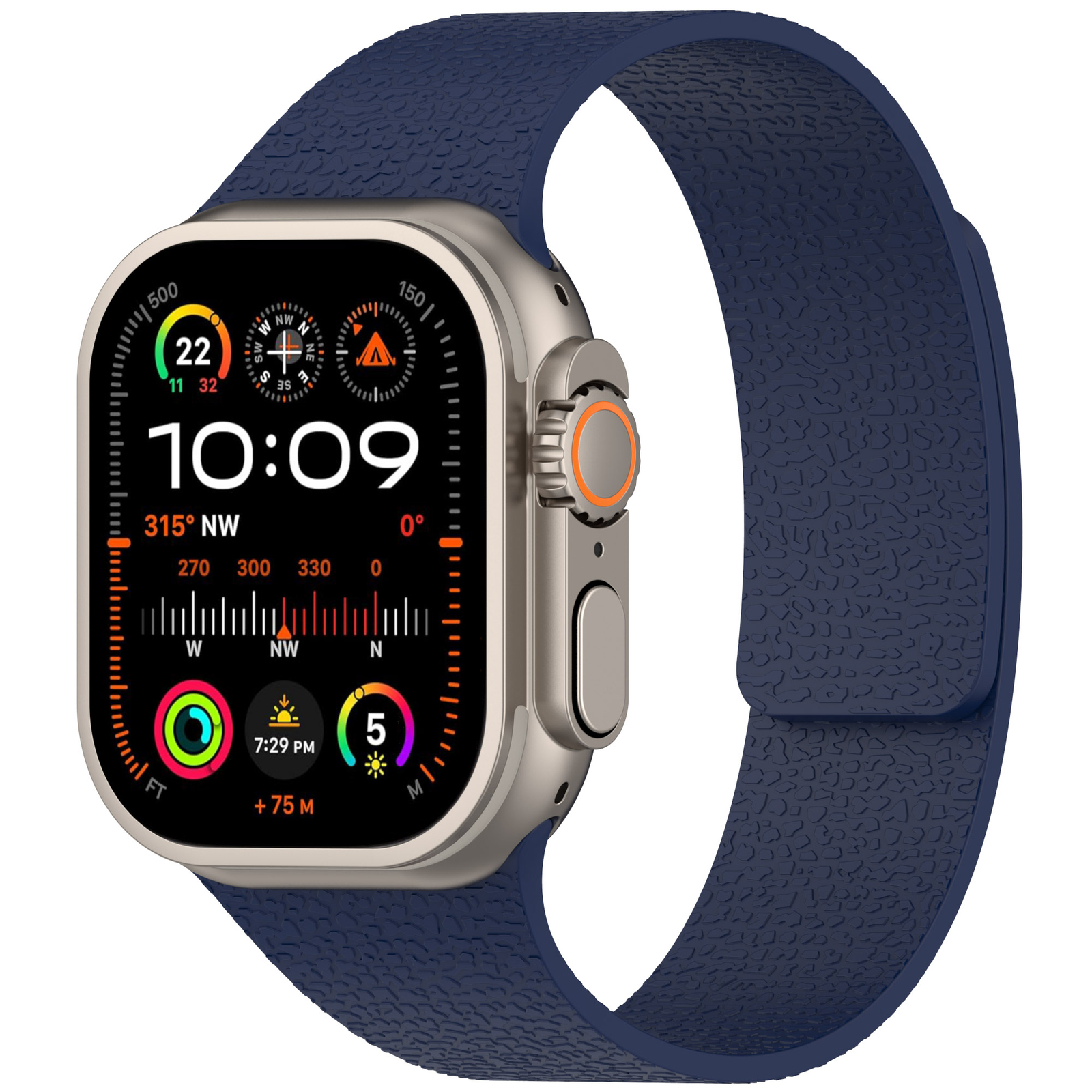 Slim Magnetic TPU Sport Rugged Band For iWatch Series Ultra 2/1 10 9 8 7 6 SE 5