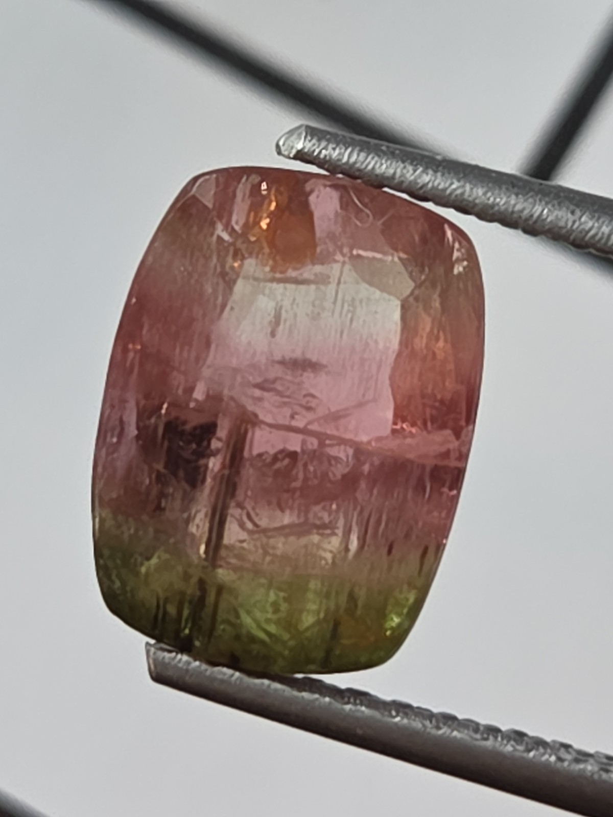 Impressive! Watermelon Bi Color Tourmaline 4.5 Ct 11.73mm × 8.67mm × 5.46mm