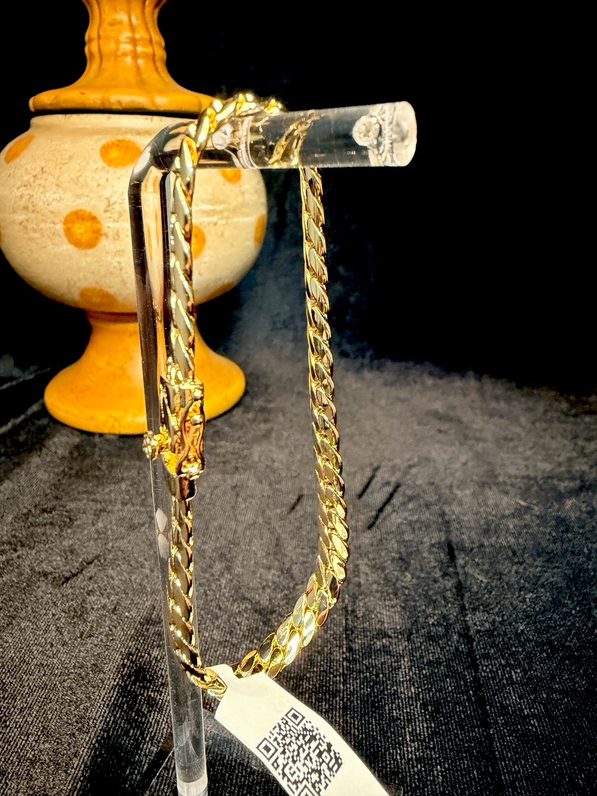 14K Stamped Yellow Gold 6.5MM Miami Cuban Link Bracelet 8in Box Lock