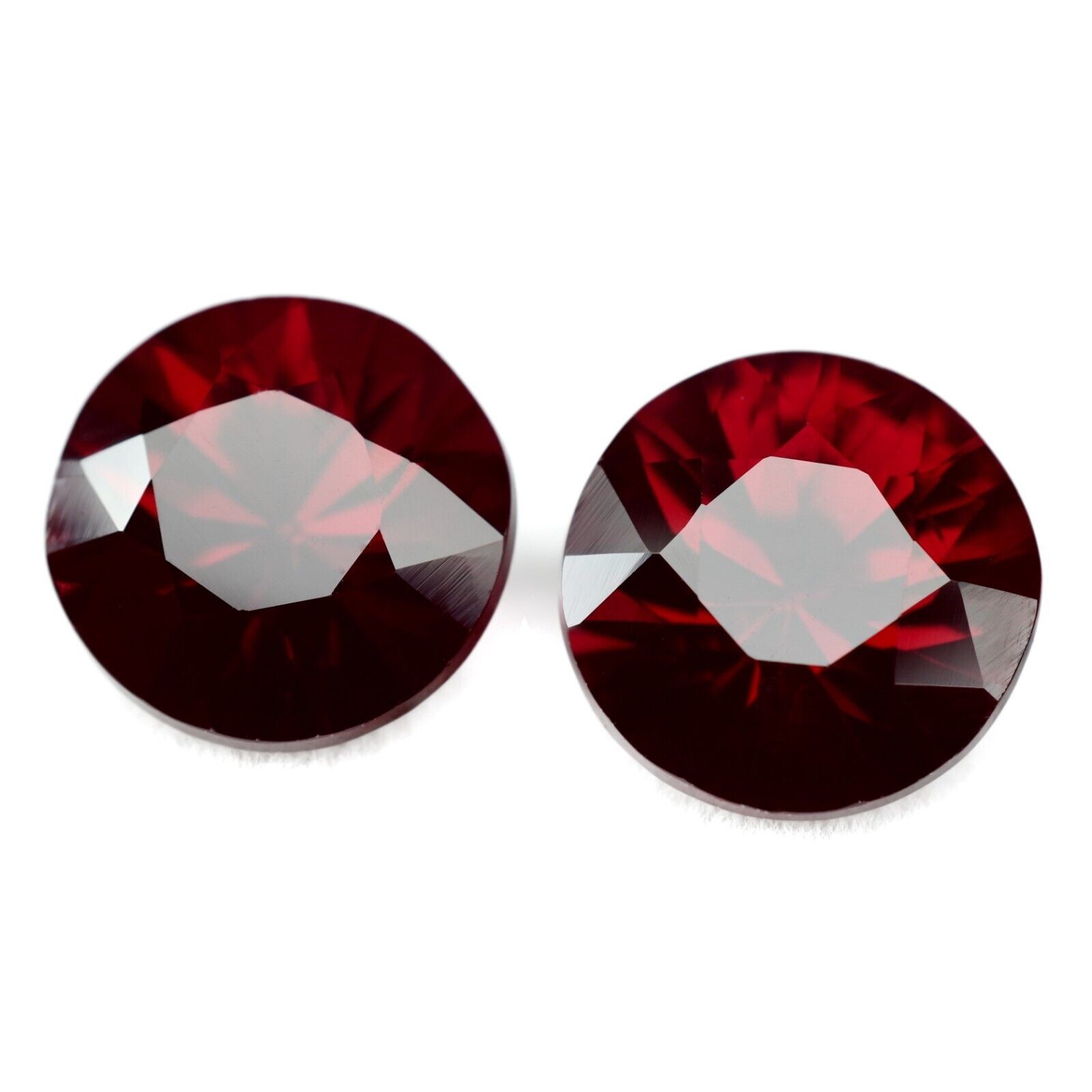 16 Ct AA++ NATURAL Red RUBY Round Fine Cutting CERTIFIED Loose Gemstone RingSize