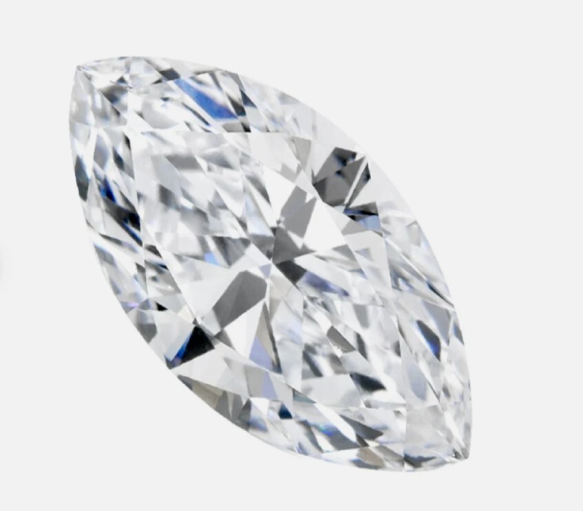 Lab-Grown 0.12 Ct CVD Diamond 1 Pc Marquise 2.5 x 4.5 mm IF Clarity Certified