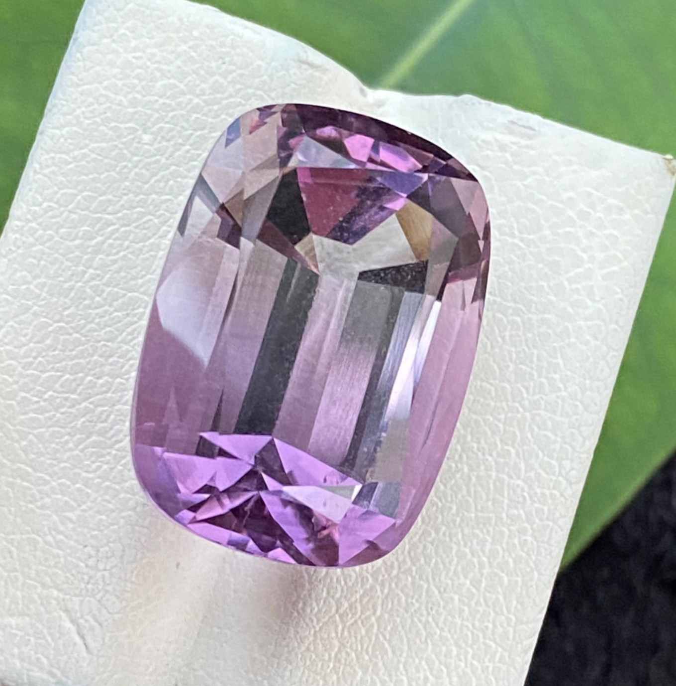 22.50 Natural cut Amethyst Loose Gemstone from Africa.