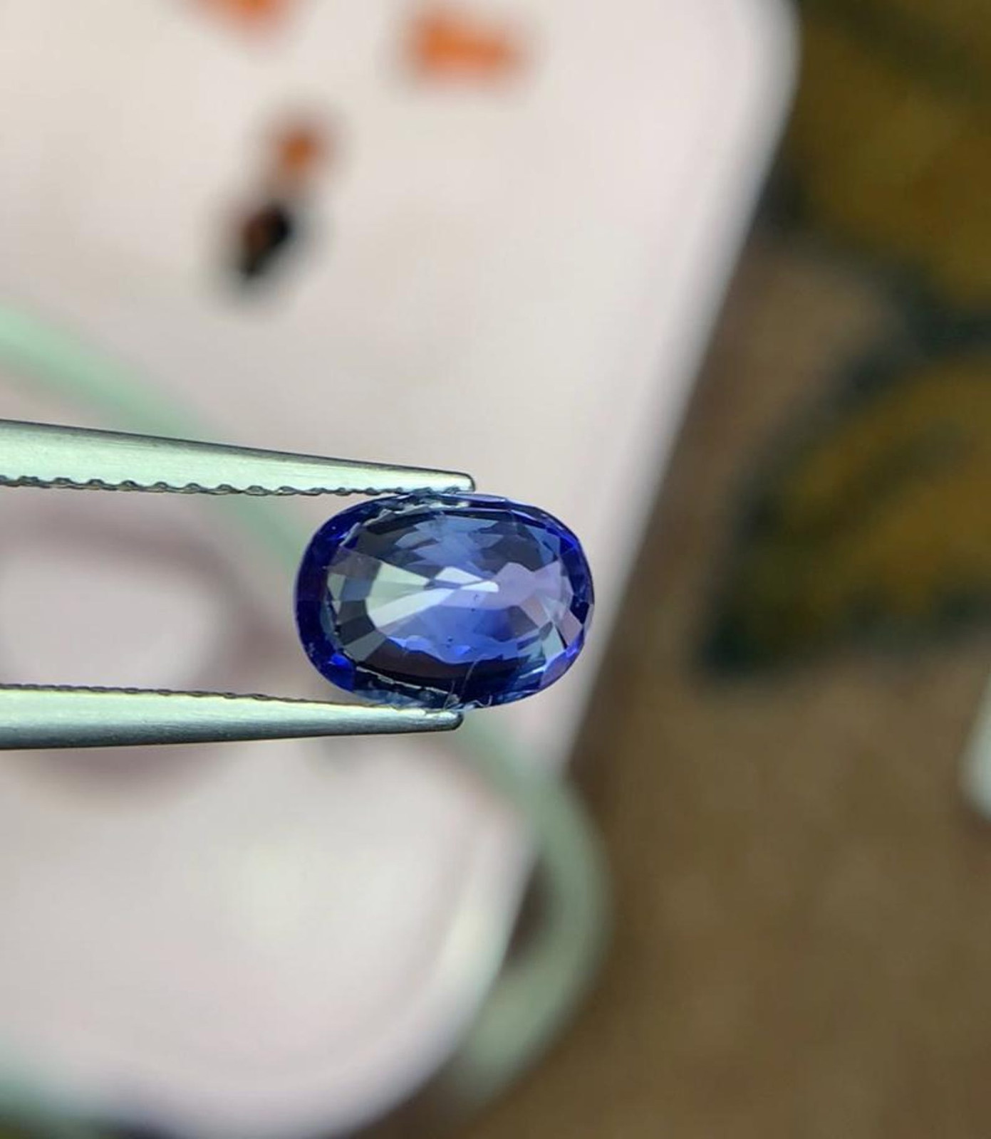 1.89 Ct Rare Natural GIE Certified Ceylon Blue Sapphire Oval Cut Loose Gemstone