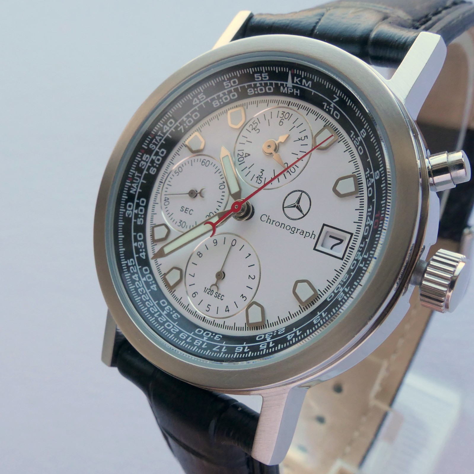 Mercedes Benz Classic Car Accessory Driver Made in Germany Watch Chronograph
