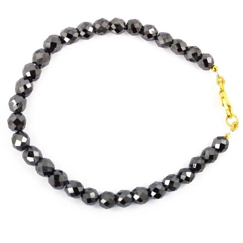 5 mm Black Diamond Unisex Bracelet 7.5 Inches Quality AAA Certified