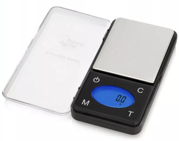 Smart Weigh ZIP600 Ultra Slim Digital Pocket Scale 600g by 0.1g – NEW IN BOX!
