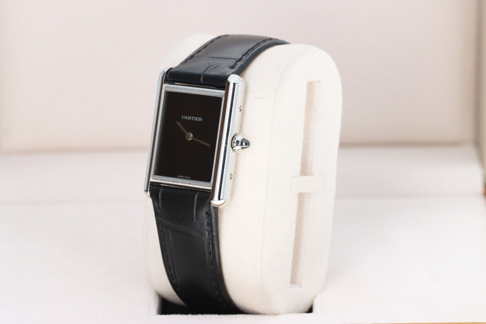 Cartier Tank Must Black Geneva Boutique, Limited to 50 Pieces – Steel WSTA0064
