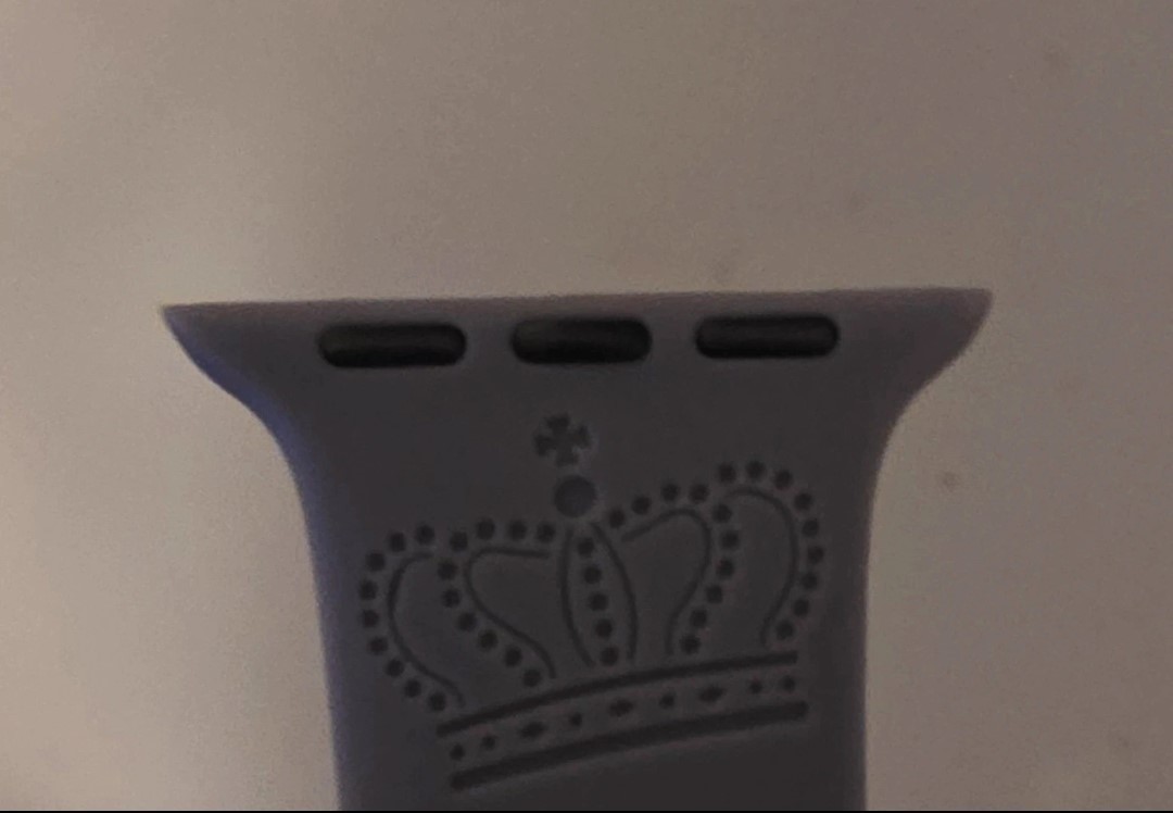 iWatch Replacement Bands Grey & Beige with engravings