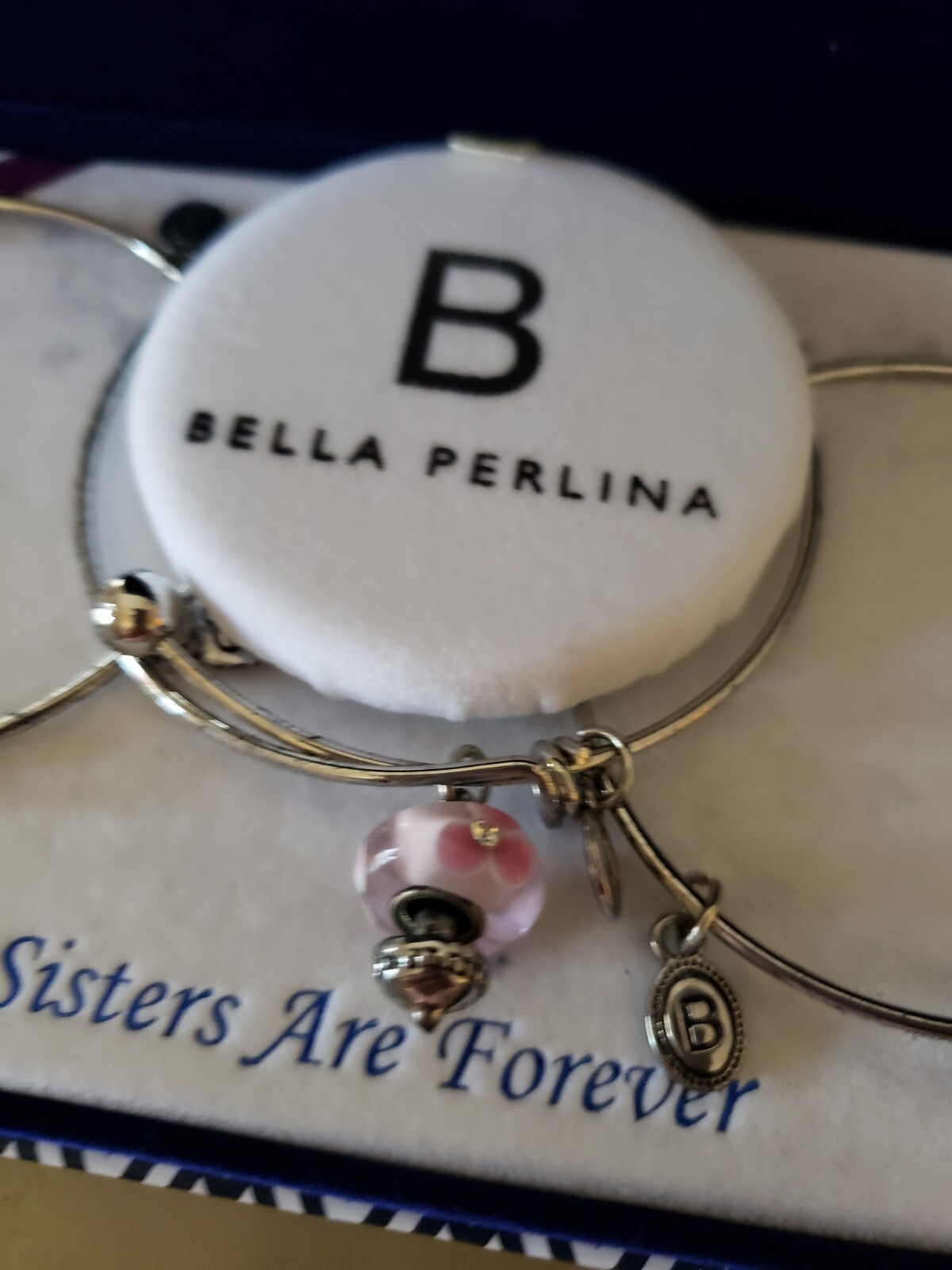 Bella Perlina Sterling Silver Bracelet Set – Sisters Are Forever