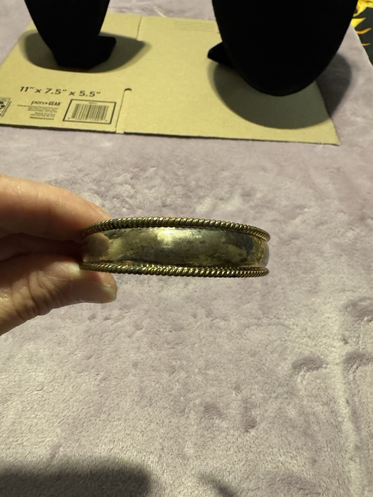 3 Different Beautiful Stainless Bracelets Silver Tone