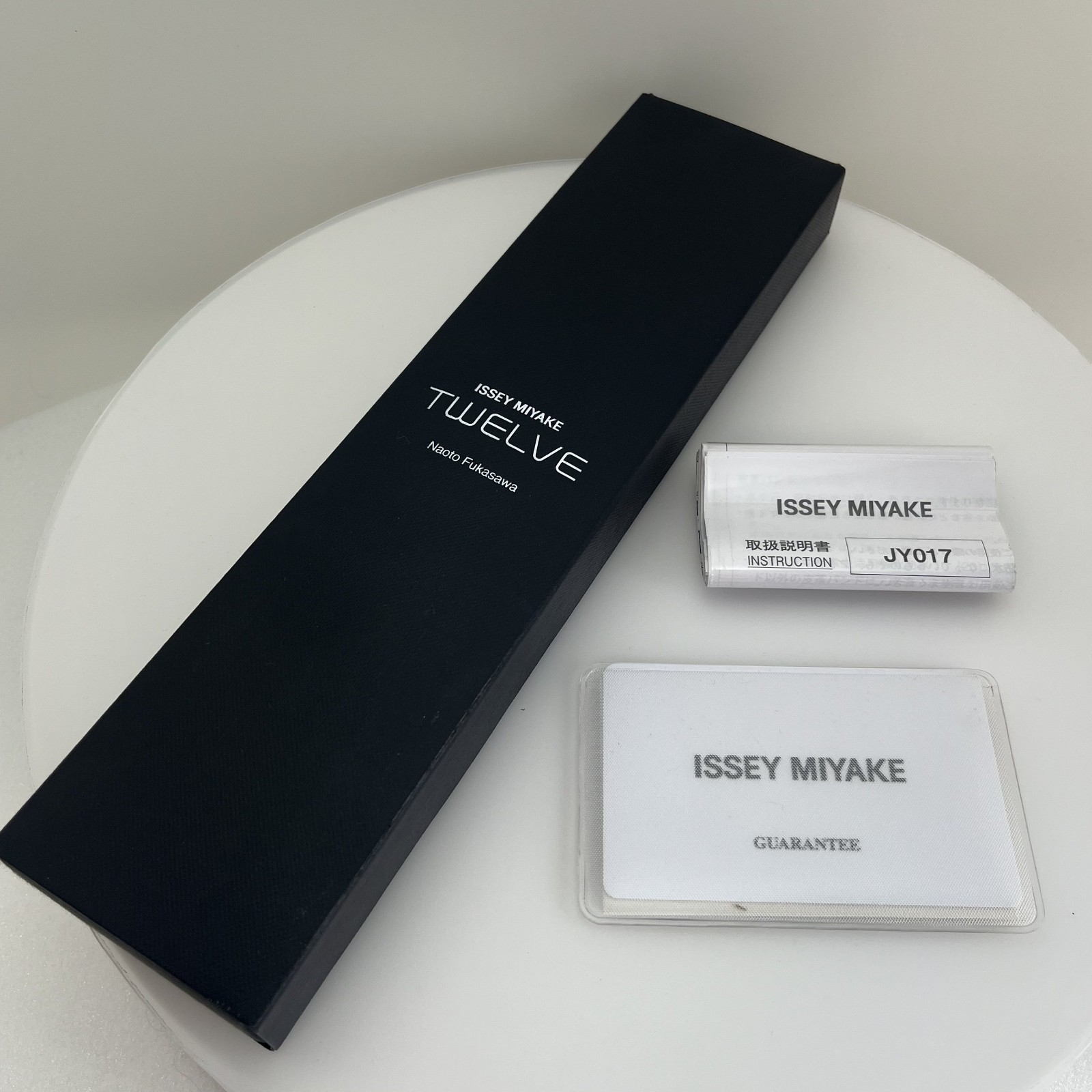 Seiko Issey Miyake Twelve NYOP701 VJ20 Qz Japan Watch Beige Unused w/Box #613B
