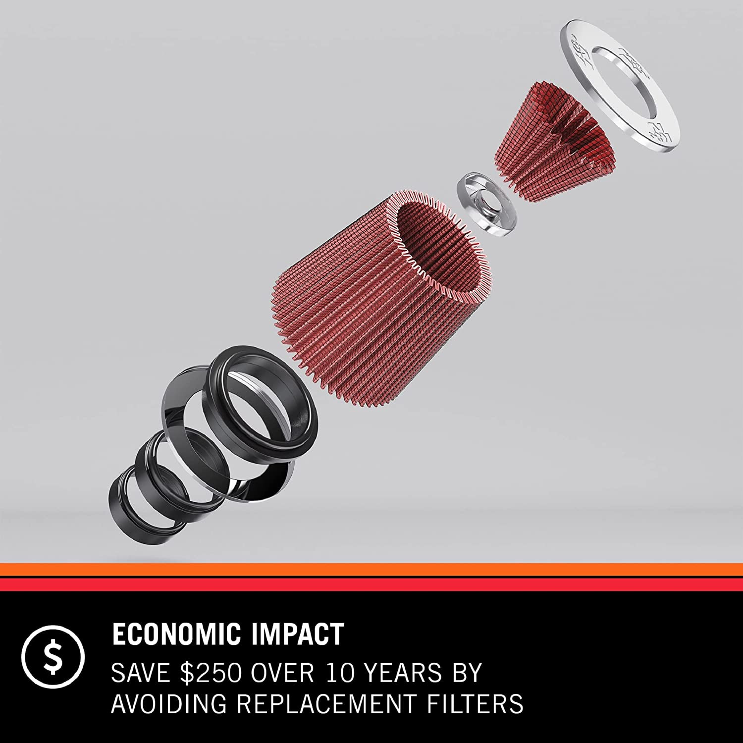 Vent Air Filter/Breather: High Performance, Premium, Washable, Replacement Engin