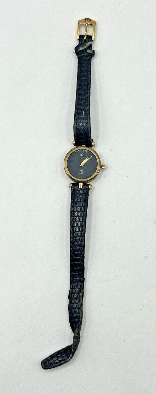 GUCCI ONE JEWEL QUARTZ WATCH ~ RUNNING ~