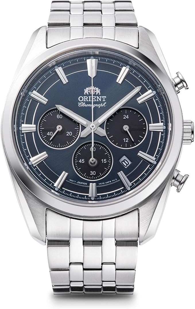 Orient Contemporary Chronograph Blue Dial Men’s Watch RA-TX0303L