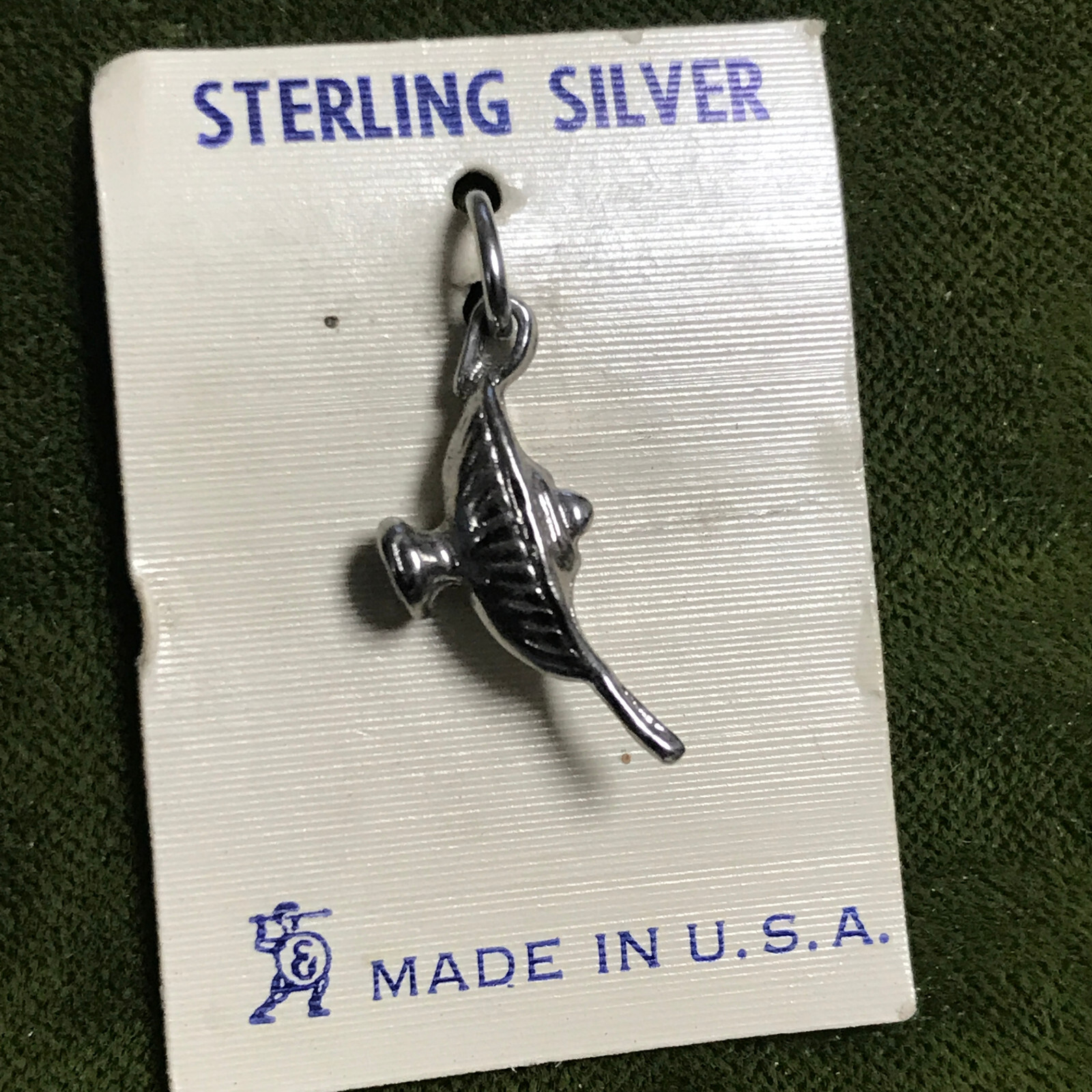Sterling Silver Vintage Genie Lamp Charm Pendant Apprx 3/4″ Made in USA