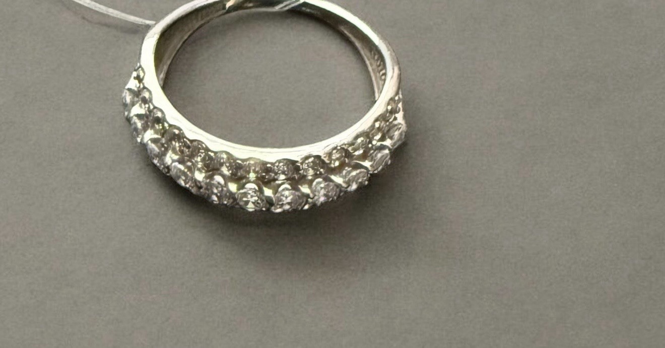 NEW 925 SILVER RUSSIAN RING size 5.5 5 16 JEWELRY CZ WOMEN GIRLS TOP BAND GIFT