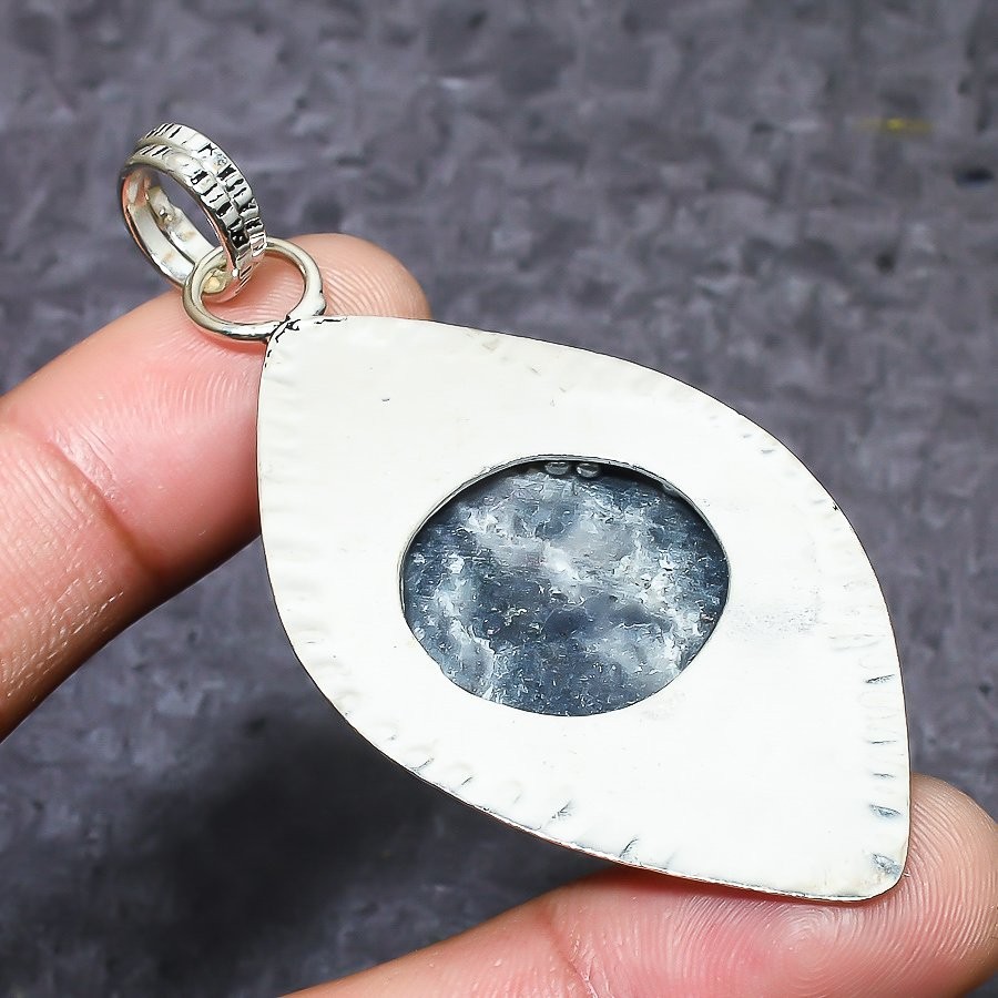 Sunstone In Lolite Gemstone 925 Sterling Silver Jewelry Pendant 2.76″