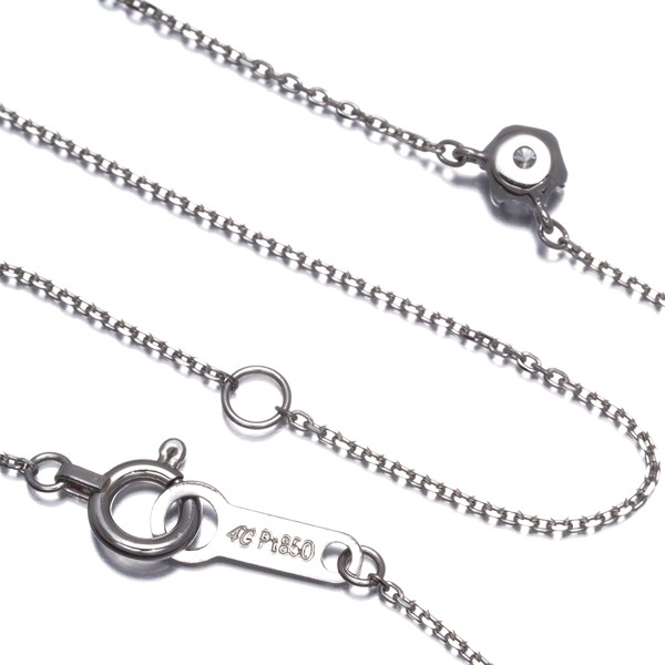 Necklace Diamond Solitaire 850 Platinum