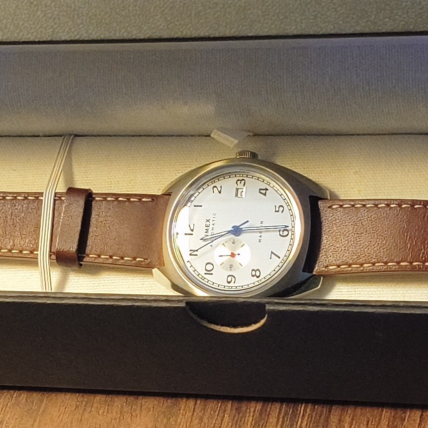 Timex Marlin Automatic Silver Dial Men’s Watch TW2V62000