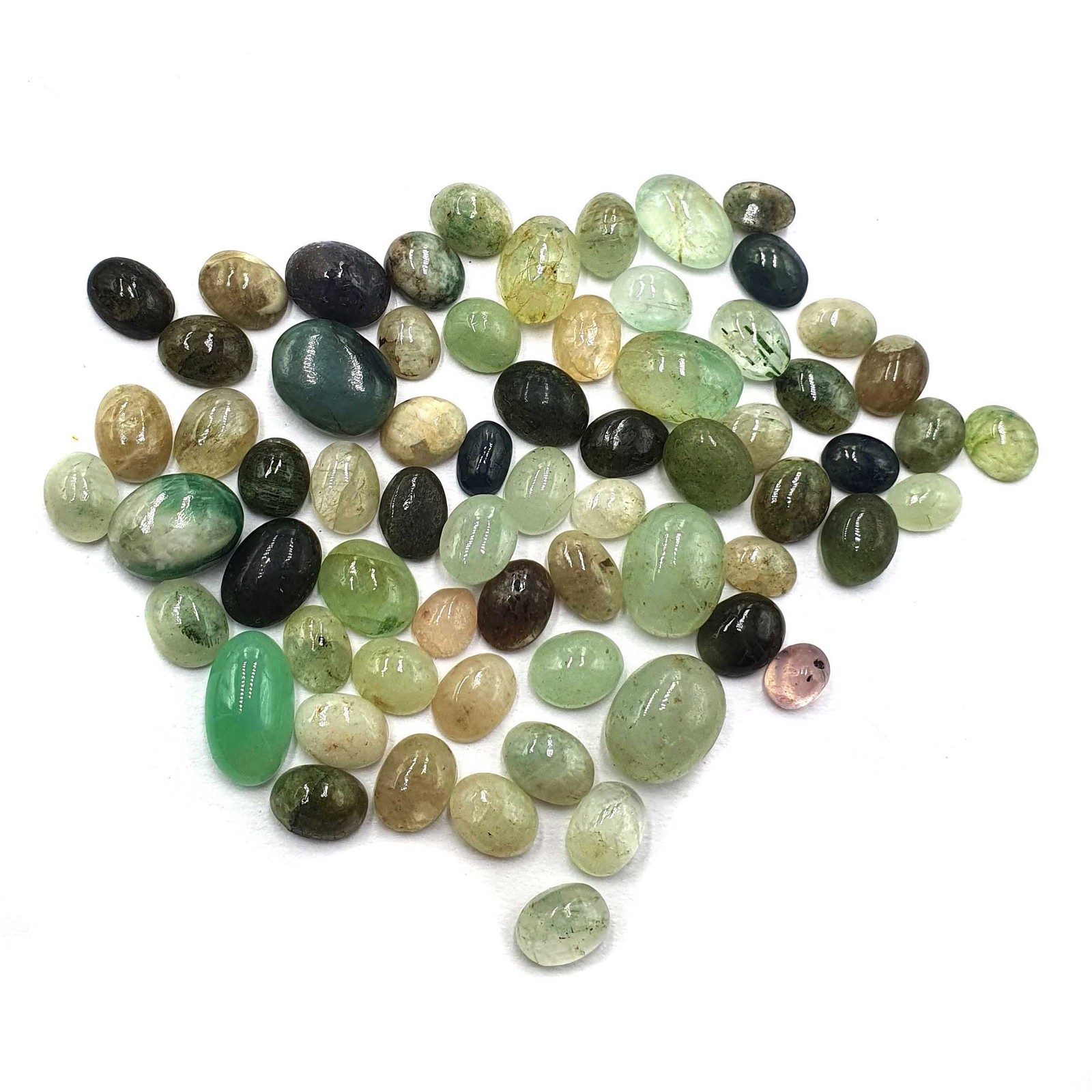 Natural Emerald Oval Cabochon Loose Gemstone Lot 4.5*5.5-8*11.5 MM 100 CT 123 Pc