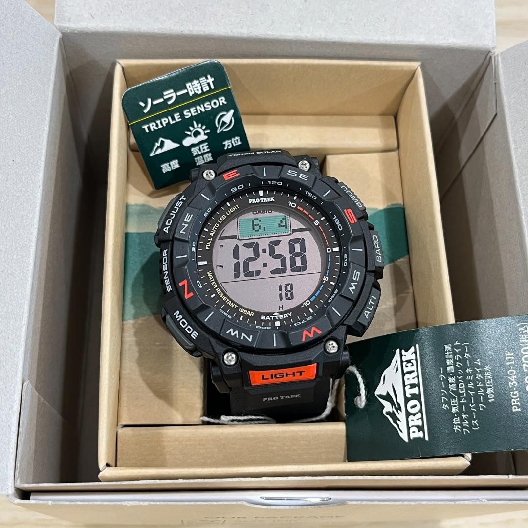 CASIO PRO TREK PRG 340 1JF Climber Line