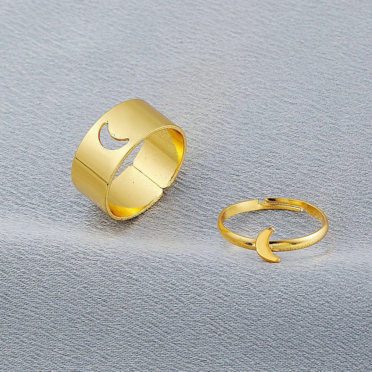 Hollow Love Couple Rings Open Index Finger Fashion Jewelry Ring Trend