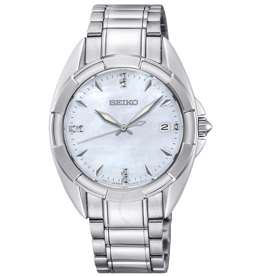 New Seiko Quartz Diamond Accents SKK885 SKK885P1 Women’s Watch