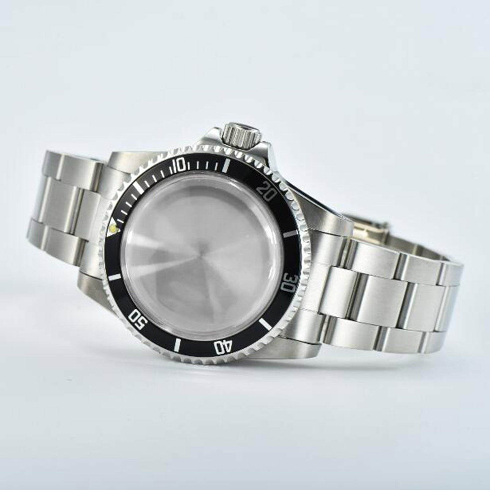 39.5mm Retro Stainless Steel Case + Acrylic Lens + Strap For NH35 NH36 Movements
