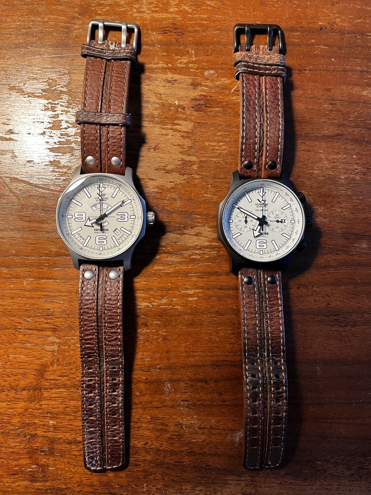 2 Vostok Europe Expedition North Pole Watch Automatic and quartz chronograph