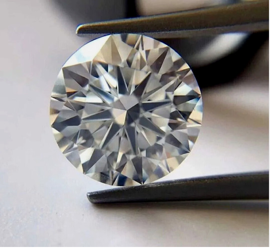 Lab Grown 1.00 Ct CVD Diamond 6.50 mm Round D Color, IF Certified Loose Diamond