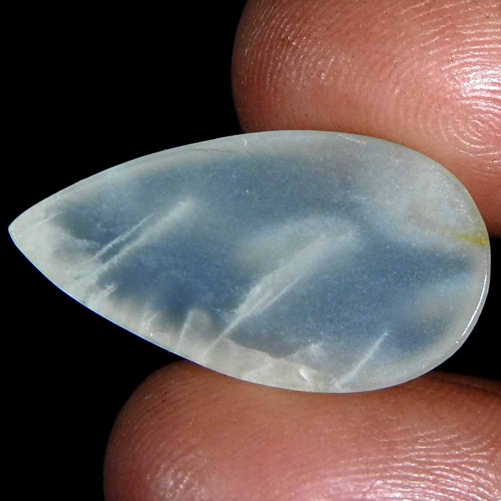 13.15Cts100%Natural Quality Silky Monnstone Pear Cabochon Loose Gemstone