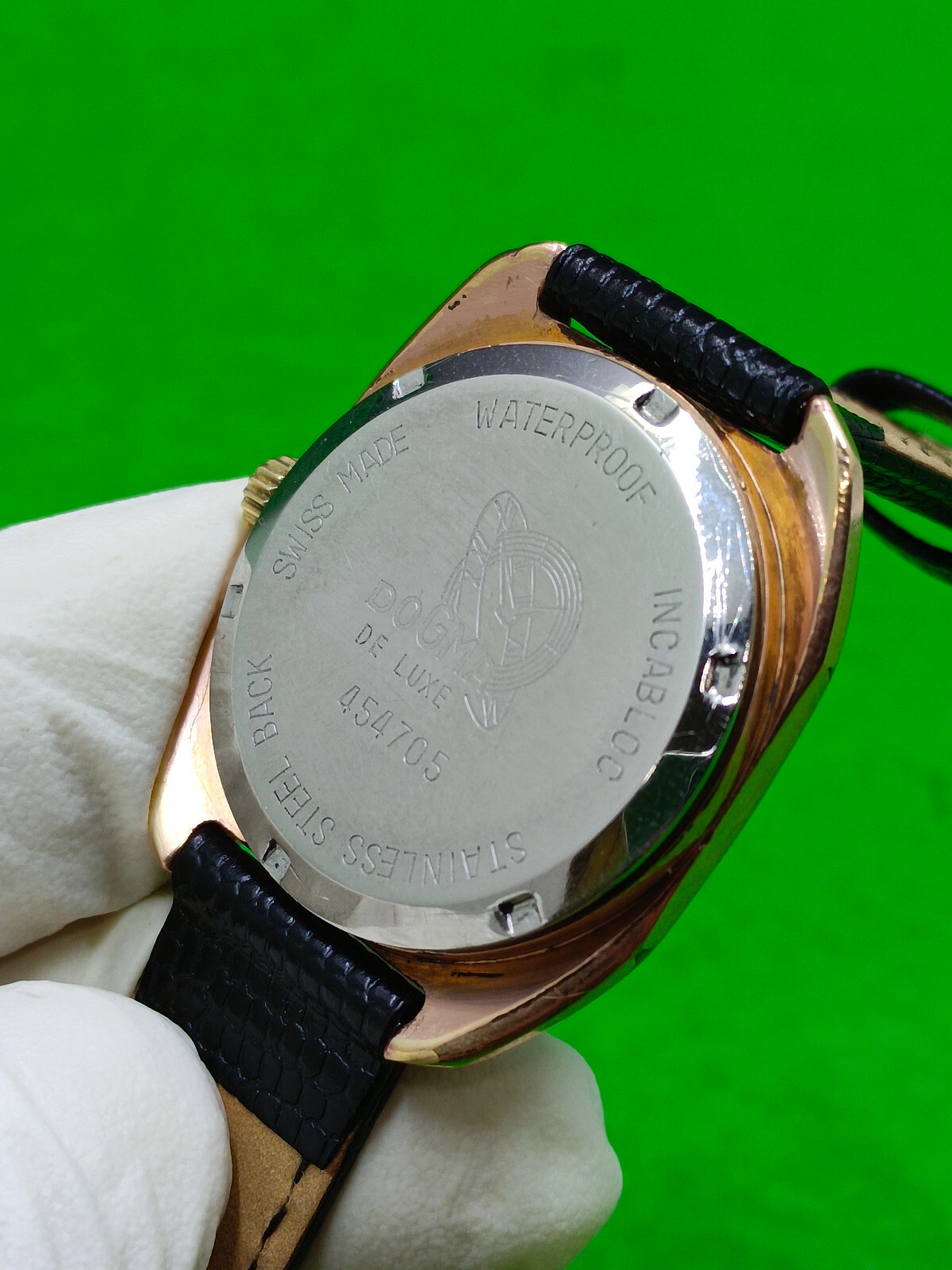 DOGMA watch INCABLOC 17 Jewels Mechanical Manual Date Indicator