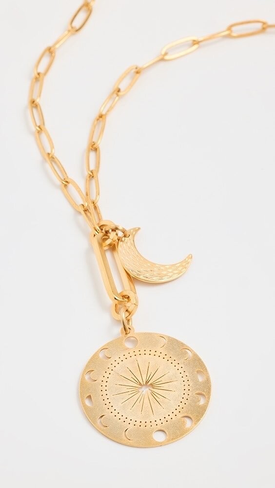 Elizabeth Cole Dream Necklace 24K Gold Plated Jewelry Gift