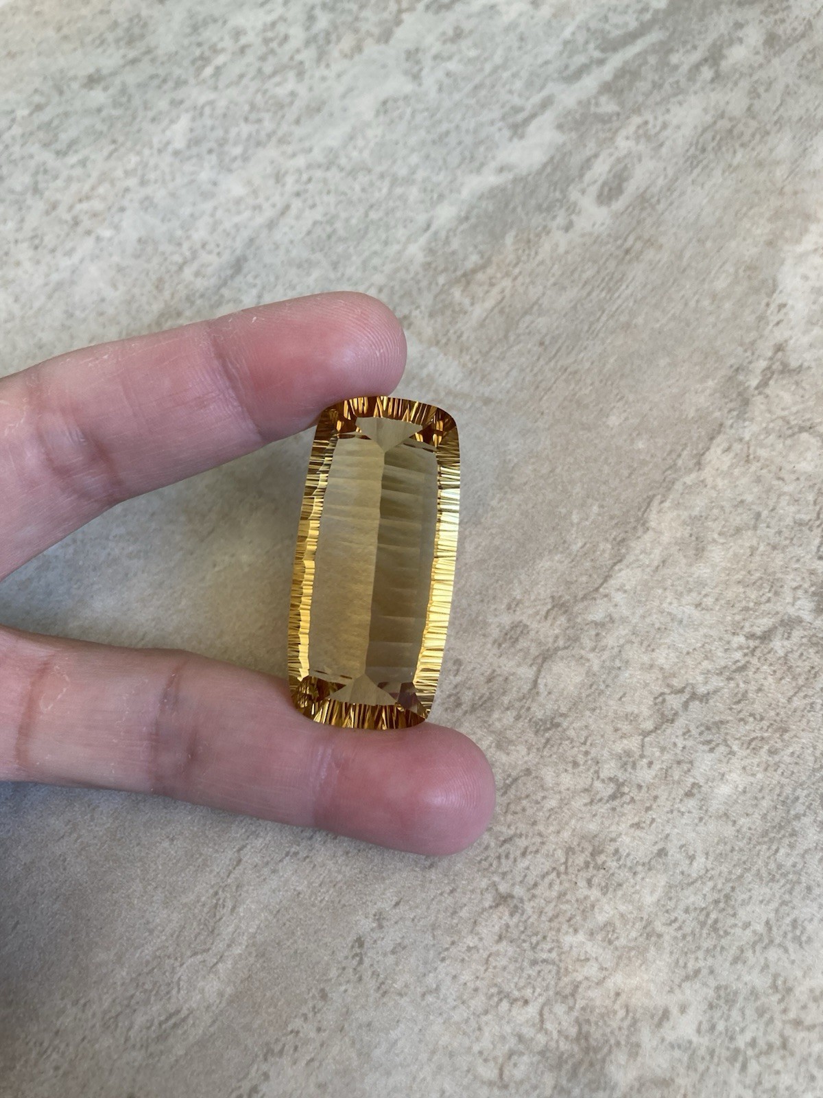 100% Natural BIG 88.1 ct Honey Yellow Citrine